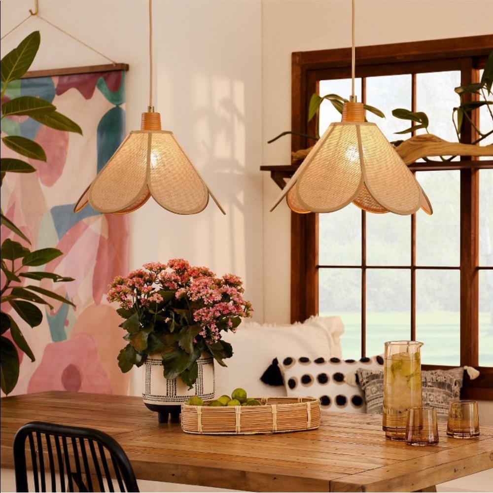 1 Opalhouse Burlap Petal Ceiling Pendant Designed With Jungalow.